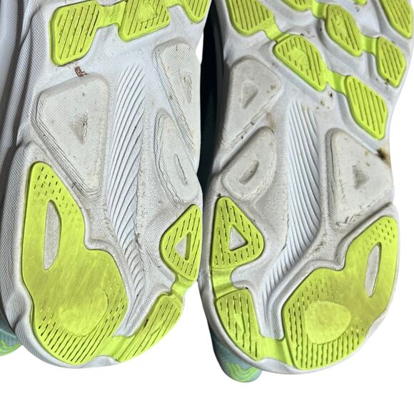 Hoka One One Clifton 9 Running Shoes Womens 8.5 Blue Walking Cushioned Athletic - Picture 11 of 15